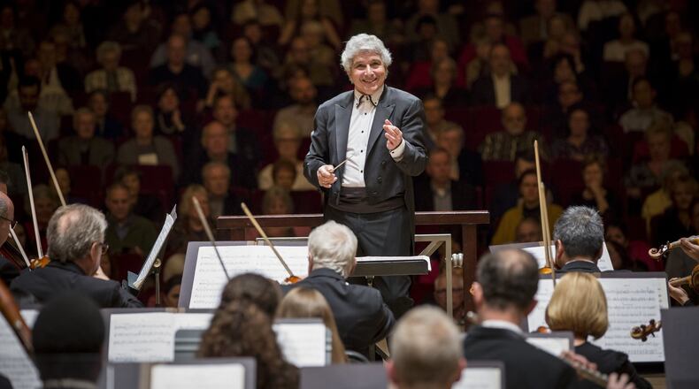 Guest conductor Peter Oundjian led the ASO Thursday in a concert of Beethoven, Bernstein and Saint-Saens. CONTRIBUTED BY DANE SPONBERG