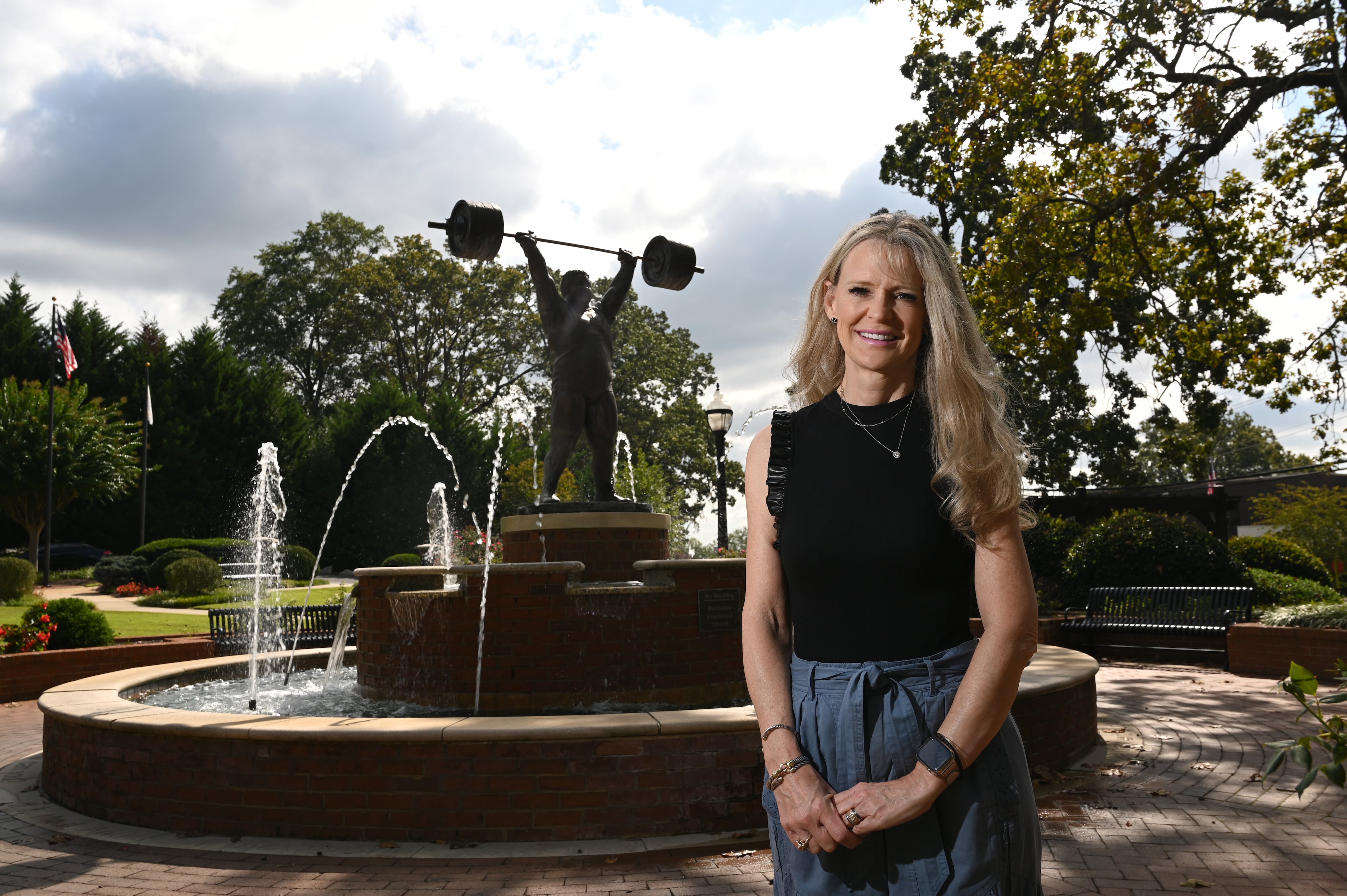 Paula Anderson Schaefer still lives in the family house in Toccoa. She says her father didn’t display his medals or trophies at home. “He used to say, ‘That and about a nickel will buy you a Coke.’” (Hyosub Shin/AJC)