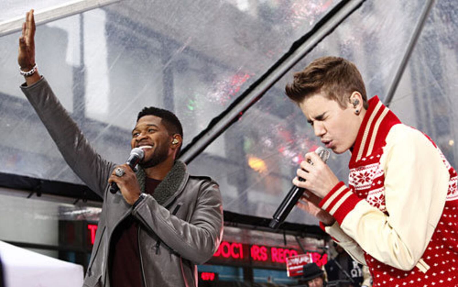 Justin Bieber sings on 'Today' show