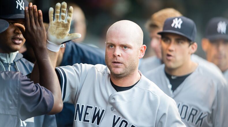The Braves have had discussions with the Yankees about a possible trade for former Atlanta catcher Brian McCann. (Photo by Jason Miller/Getty Images)