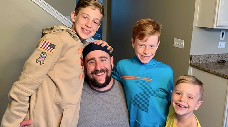 Pete Rosengren died Sunday after trying to rescue his three sons Gavin, 14, Charlie, 12, and Grant, 7, who became trapped in a rip current in the Gulf of Mexico.