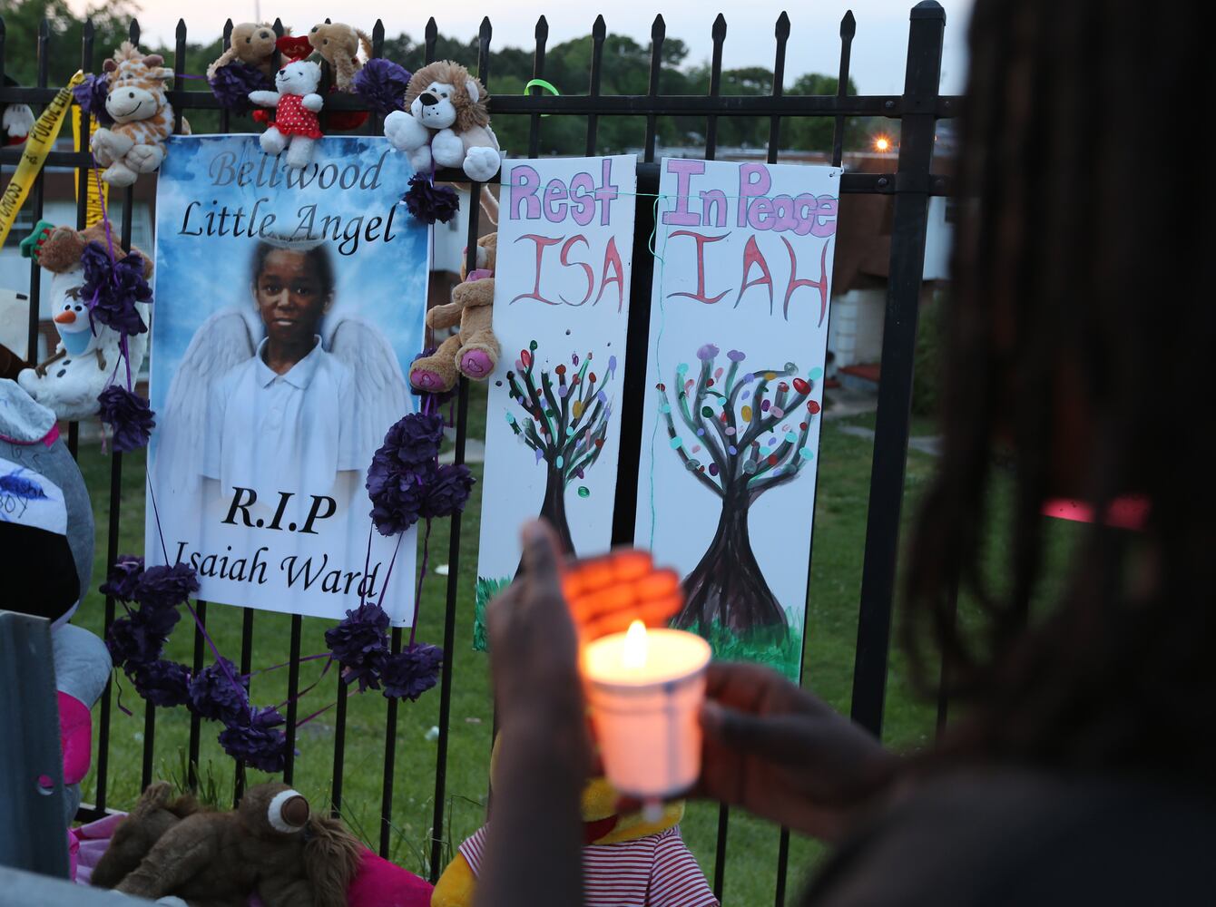 Isaiah Ward vigil
