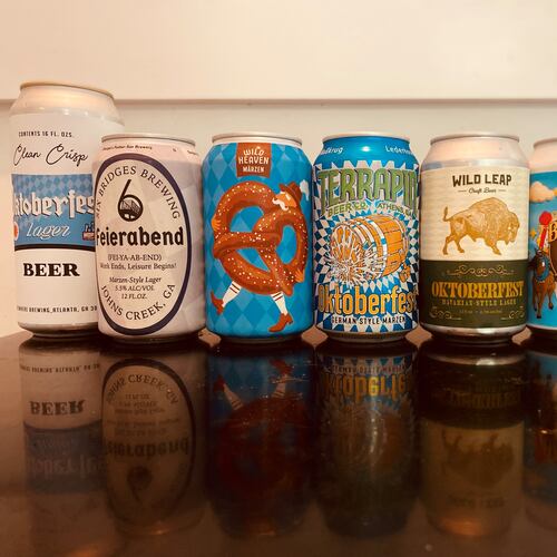 Georgia craft breweries have taken to making Oktoberfest beers.
(Bob Townsend for the AJC)