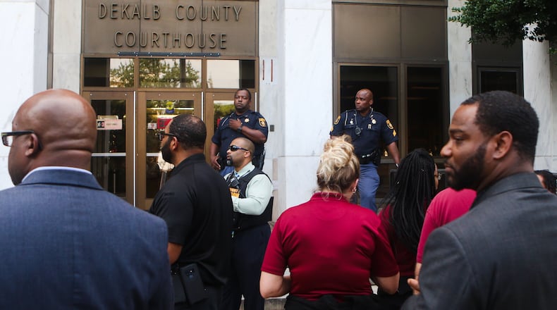 Authorities determined a letter delivered to the DeKalb County courthouse posed no threat.