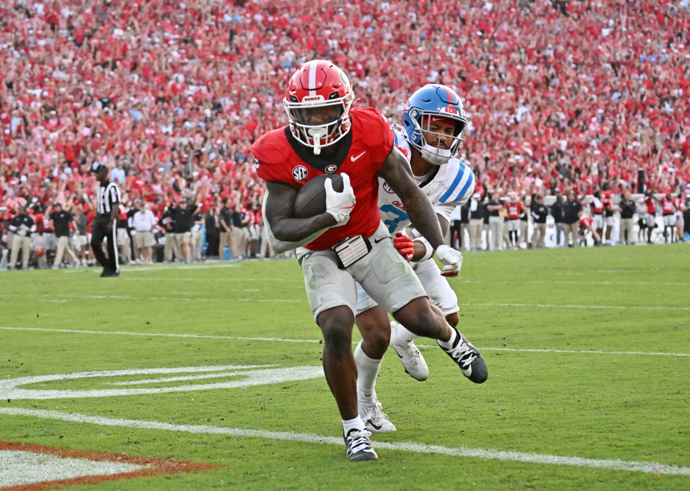 Georgia vs Ole Miss football