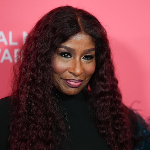 Chaka Khan arrives at the Recording Academy's Special Merit Awards on Saturday, Jan. 31, 2026, at the Wilshire Ebell Theatre in Los Angeles. (Photo by Richard Shotwell/Invision/AP)