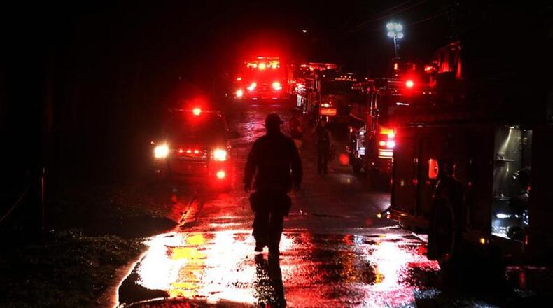 Alpharetta is acquiring a new hazmat trailer and truck to replace vehicles that have exceeded their life expectancy and improve response times. AJC FILE