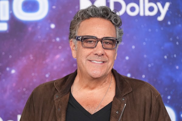 Brad Garrett arrives at the premiere of "Elio" on June 10, 2025 at El Capitan Theatre in Los Angeles. (Chris Pizzello/AP)