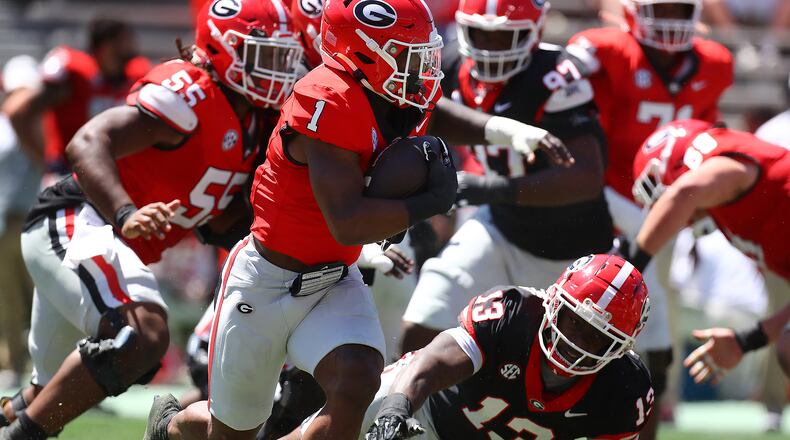 georgia running back-transfer portal-andrew paul