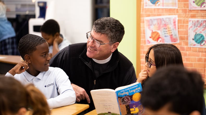 Father Brian Sullivan, head of St. Benedict's Episcopal School, hosts a limited series podcast to share news of the Smyrna school with the community.