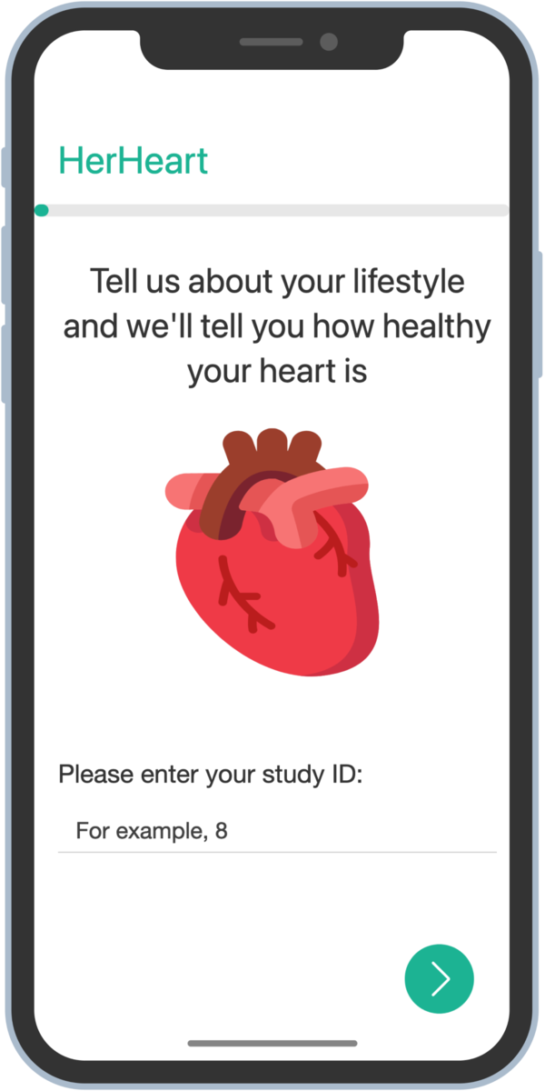 The HerHeart quiz for young women is available online. (Courtesy of Emory University)