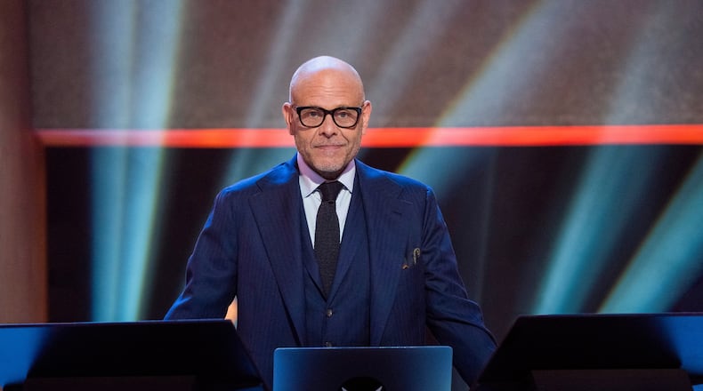 Alton Brown in "Iron Chef: Quest for an Iron Legend." (Greg Gayne/Netflix/TNS)