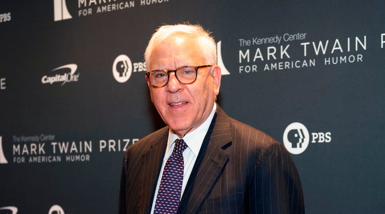 FILE - David Rubenstein appears at the Kennedy Center for the Performing Arts for the Mark Twain Prize for American Humor in Washington on April 24, 2022. (AP Photo/Kevin Wolf, File)