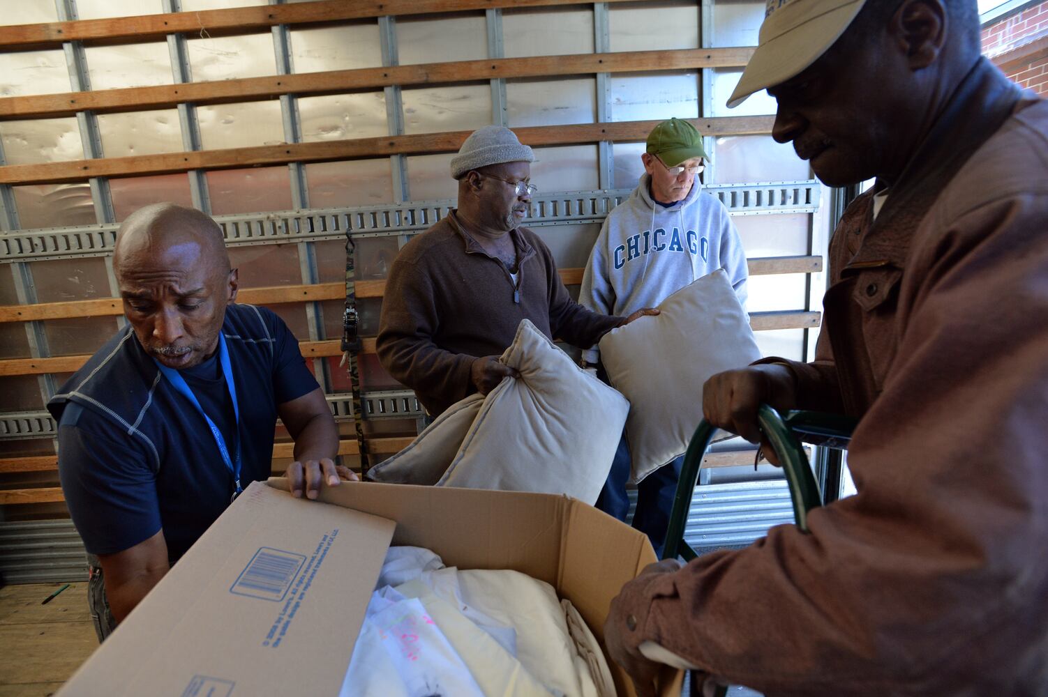 Homeless vets intern at the Furniture Bank