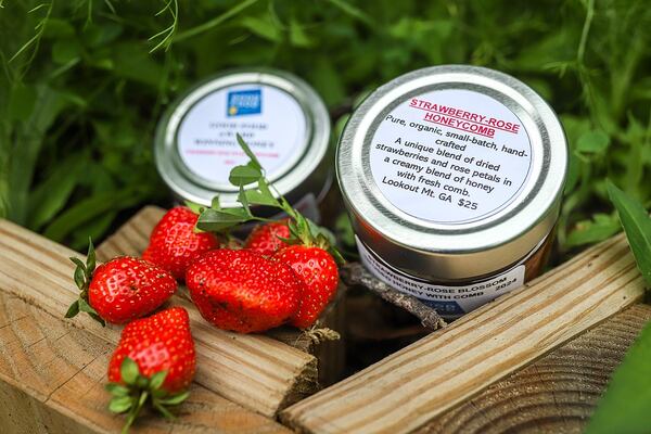 Bella Donna won a national Good Food Award for her strawberry-rose infused honey. (Photo Courtesy of Olivia Ross)