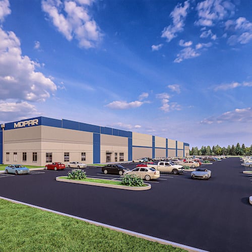 Stellantis plans to open a 422,000-square-foot Mopar Parts Distribution Center in Forsyth, about 60 miles south of Atlanta. (Courtesy of Stellantis)