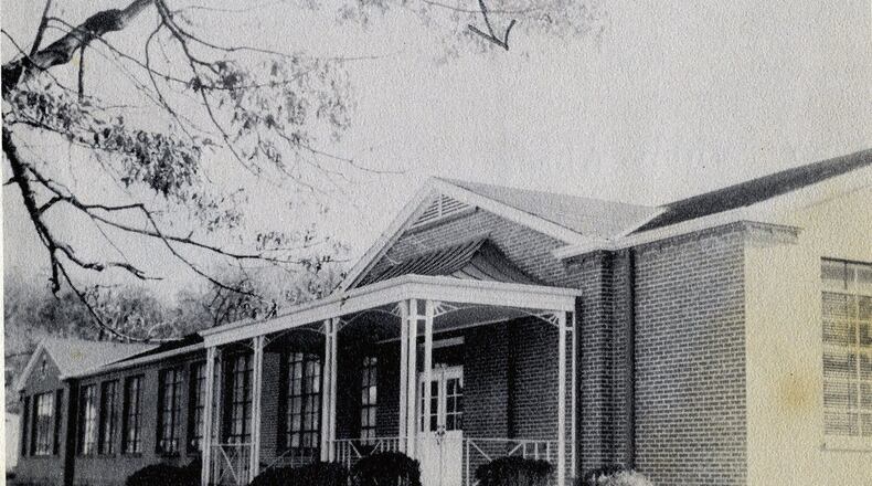 The Marietta City School System is considering whether to demolish the Lemon Street Grammar School shown here in 1953 (Photo provided by Cobb Landmarks)