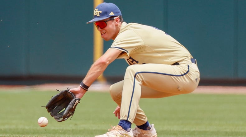 Georgia Tech shortstop Payton Green was one of four Yellow Jackets selected in the 2024 MLB draft.
