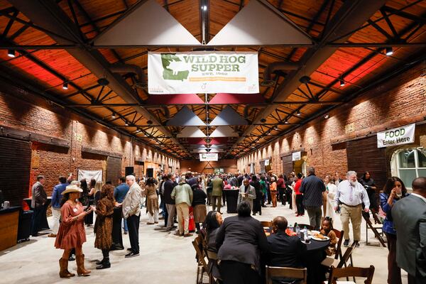 Despite politics, everyone can agree on the Wild Hog Supper. 