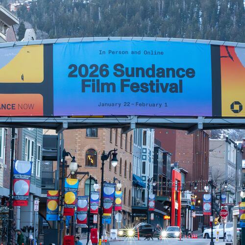 Main Street is seen at the start of the Sundance Film Festival on Thursday, Jan. 22, 2026, in Park City, Utah. (Photo by Charles Sykes/Invision/AP)
