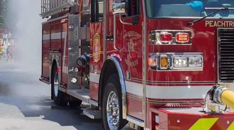 Peachtree City's fire department will replace one of its ladder trucks under provisions of the 2017 SPLOST. Courtesy Peachtree City