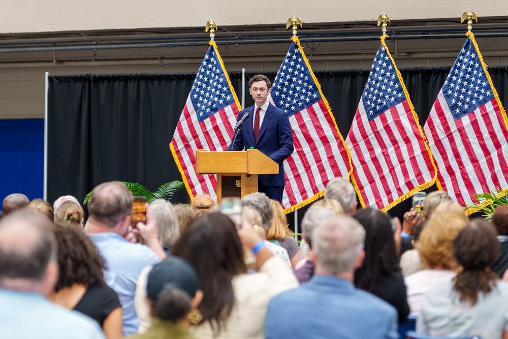 U.S. Sen. Jon Ossoff, D-Ga., held a town hall in Atlanta earlier this year.