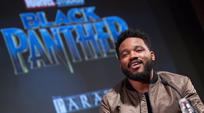 LONDON, ENGLAND - FEBRUARY 09: Director Ryan Coogler attends the 'Black Panther' BFI preview screening held at BFI Southbank on February 9, 2018 in London, England. (Photo by Jeff Spicer/Getty Images)