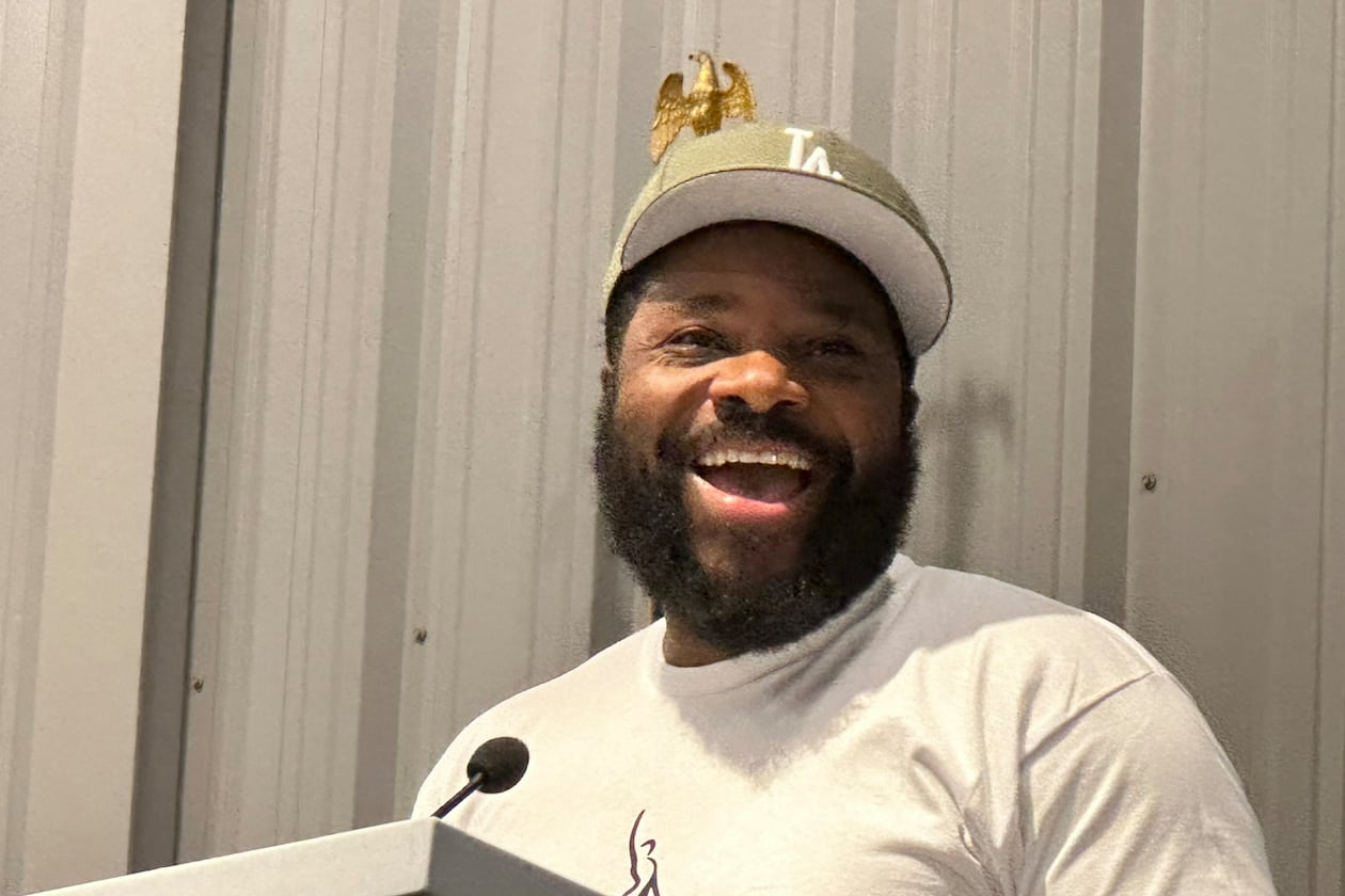 Actor Malcolm-Jamal Warner, pictured in Atlanta in 2023, failed to honor his prenuptial agreement, his widow, Tenisha Warner, claims in a lawsuit filed in DeKalb County against the actor's mother on Monday, the one-year anniversary of his death. (Rodney Ho/AJC)