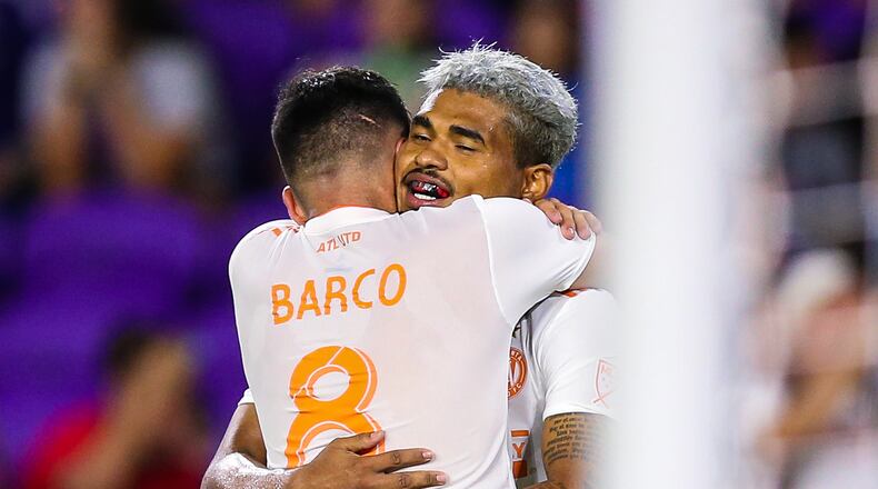 Images from the match between Atlanta United and Orlando City SC at Exploria Stadium in Orlando, Florida. (Photo by Carmen Mandato/Atlanta United)