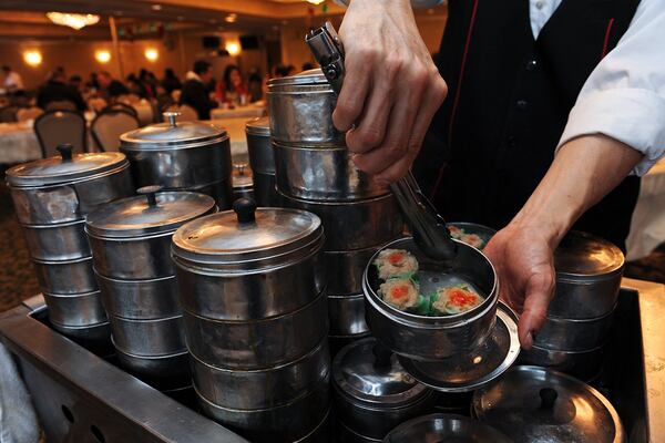 Dim sum at Canton House on Buford Highway, which opened in 1994. (Becky Stein)