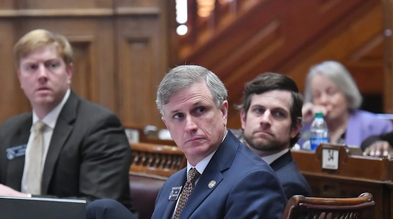 State Sen. Marty Harbin, R-Tyrone, was in contact with Trump White House Chief of Staff Mark Meadows in the weeks following the November 2020 presidential election, newly uncovered text messages show. (File photo by Hyosub Shin / Hyosub.Shin@ajc.com)