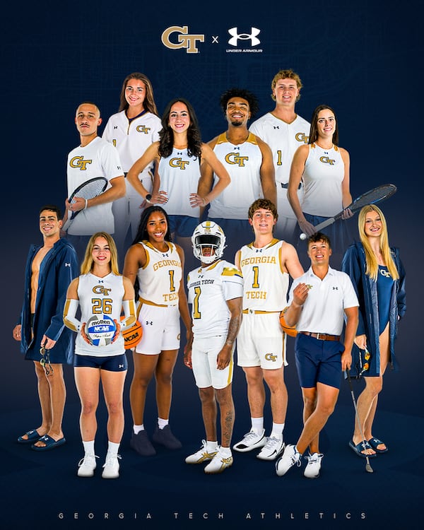 Georgia Tech unveiled its new Under Armour uniforms for all its sports teams. (Courtesy of Georgia Tech Athletics)