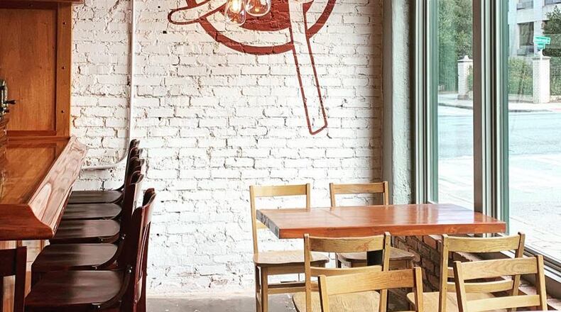 The interior of Manny's Grant Park