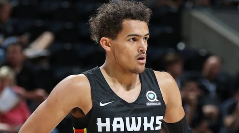 Trae Young scored a game-high 24 points in a Las Vegas Summer League win over the Bulls Tuesday. He made seven 3-pointers.