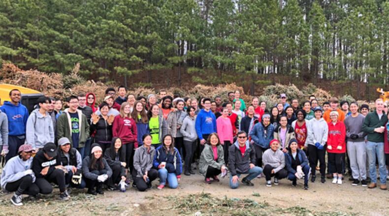 Forsyth County is accepting Christmas trees for the “Bring One for the Chipper” recycling effort through Jan. 5 at two Home Depot stores and Vickery Creek Elementary School, and through Jan. 30 at three recycling centers. KEEP GEORGIA BEAUTIFUL FOUNDATION