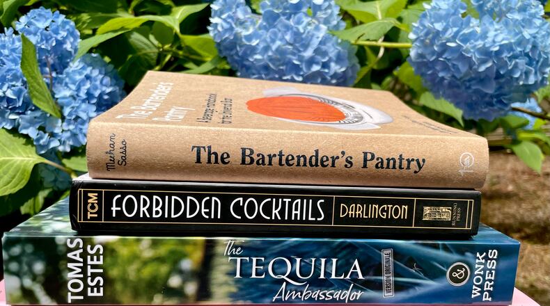 A summer bundle of new drink books.
(Courtesy of Angela Hansberger for The Atlanta Journal-Constitution)