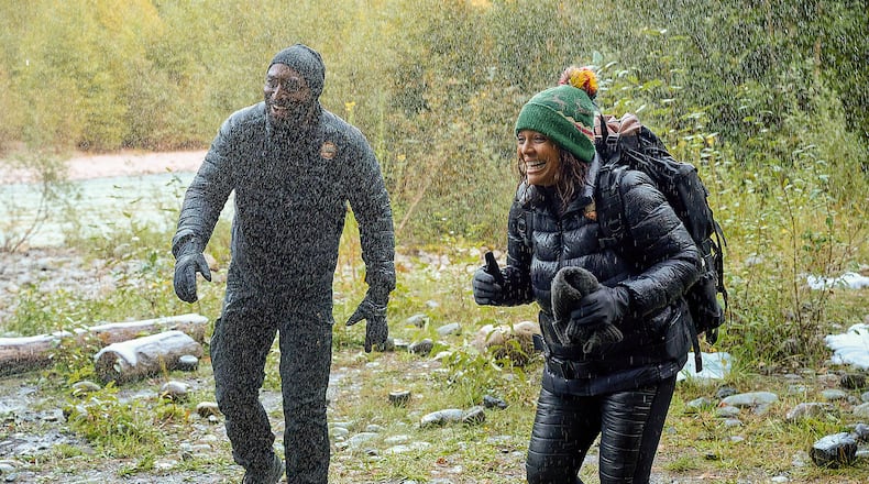 "Adventures in Christmasing" airing VH1 on Nov. 29, 2021 at 9 p.m. starring Adrian Holmes and Kim Fields.  Hugh Tull/VH1