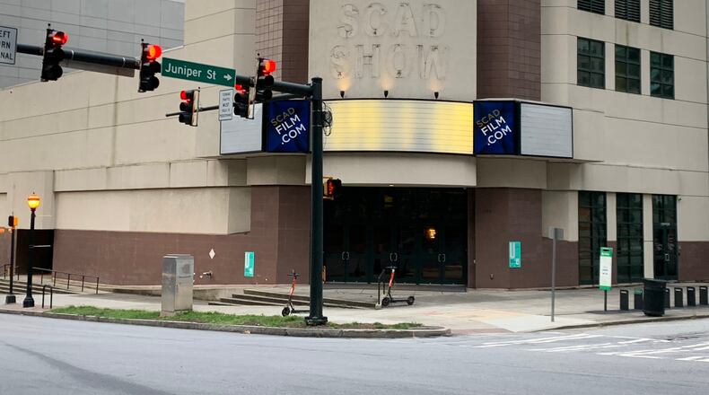 After eight years, the Savannah College of Art and Design (SCAD) has decided to sell its Midtown theater to Free Chapel, a megachurch based out of Gainesville. RODNEY HO/rho@ajc.com