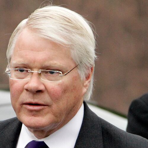 FILE - Joseph McGettigan III, Pennsylvania senior deputy attorney general arrives at the Centre County Courthouse for the second day of the testimony in the trial of former Penn State University assistant football coach Jerry Sandusky, Tuesday, June, 12, 2012 in Bellefonte, Pa. (AP Photo/Gene J. Puskar, File)