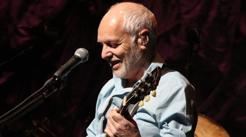 Peter Frampton, 66, showed that age hasn't diminished his incredible playing. The guitar ace played Cobb Energy Performing Arts Centre on Aug. 2, 2016. Photo: Melissa Ruggieri/AJC