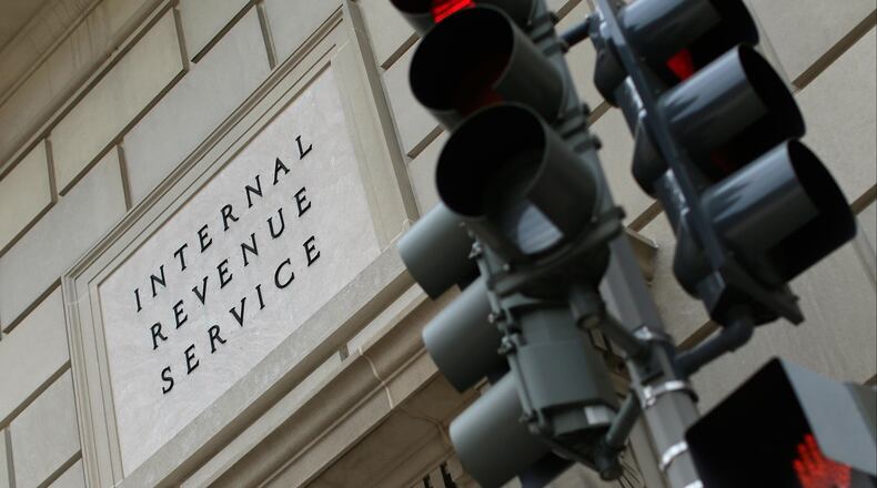 The Internal Revenue Service Building in Washington, DC is pictured here. Treasury Secretary Janet Yellen told Congress that taxpayers are getting better customer service this year because of increased funding for the IRS.