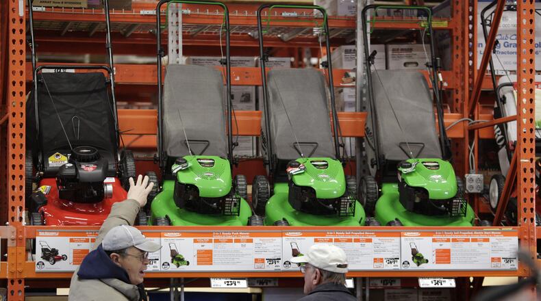Rising consumer spending helped power Georgia companies to higher profits in the first half of 2016. Atlanta-based Home Depot’s profits rose 11 percent, to $4.2 billion. (AP Photo/Carolyn Kaster, file)