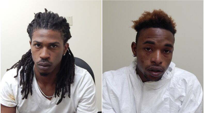 Malcolm White and Michael Crowder face charges in Brookhave burglaries. (Photos courtesy Brookhaven Police Department)