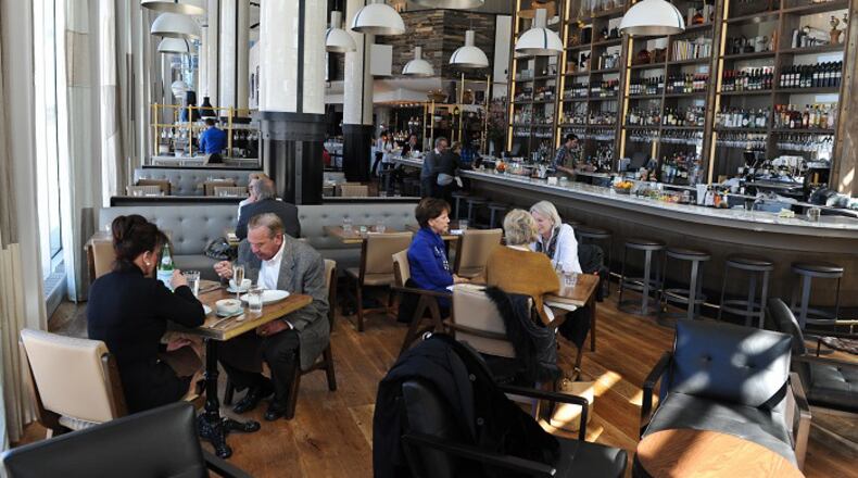 Ford Fry's restaurant St. Cecilia in Atlanta, shown in this 2014 file photo. (BECKY STEIN)