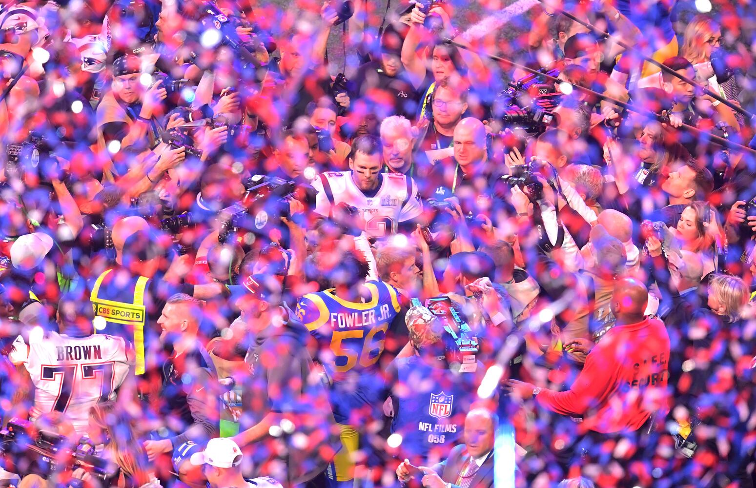 Photos: Patriots celebrate, Rams commiserate at Super Bowl