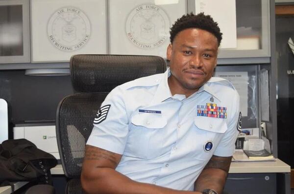U.S. Air Force Tech Sgt. David Spriggs has been on his assignment as a recruiter in Albany, Georgia for nearly two years. The office in Albany seeks enlistees for the Air Force and Space Force in southwest Georgia. (Photo Courtesy of Alan Mauldin)
