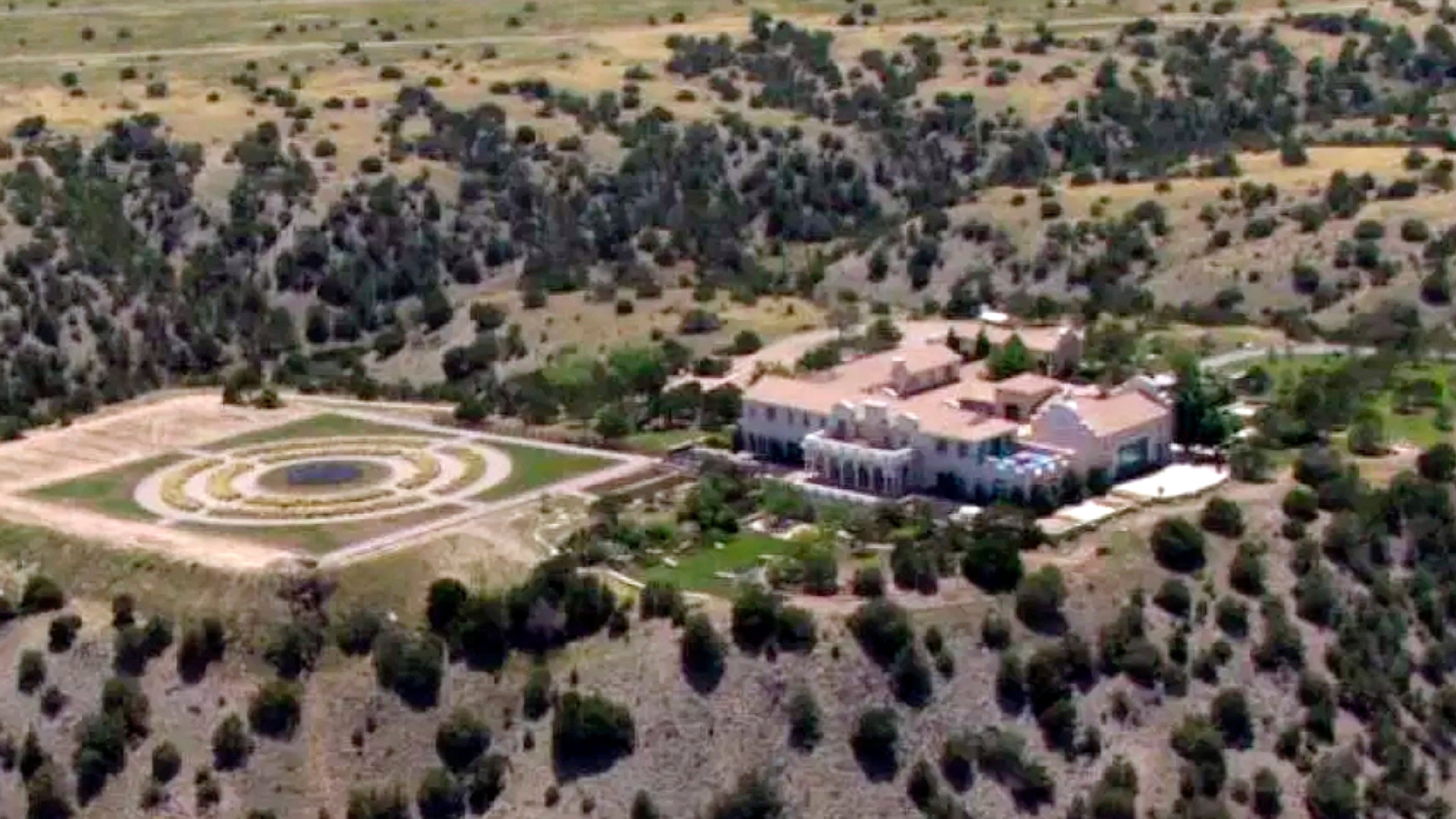 FILE - Jeffrey Epstein's Zorro Ranch is seen, July 8, 2019, in Stanley, N.M. (KRQE via AP, File)
