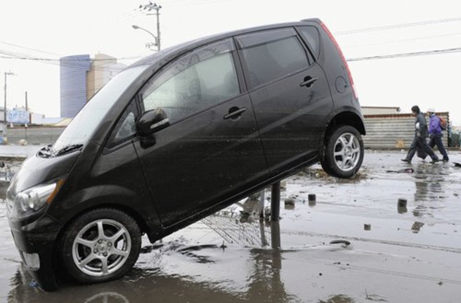 Tsunami devastates Japan