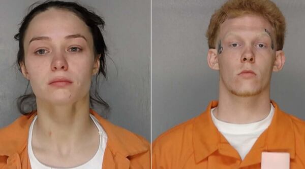 The Bibb County Sheriff’s Office has charged a woman and her boyfriend in a drug investigation, according to news outlet WMAZ.
Ansley Nicole Hunt, 21, and inmate Logan Nettles, 22, were charged, WMAZ reported. (Bibb County Sheriff's Office)