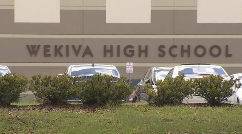 A prank at Wekiva High School near Orlando could cost seniors to walk at graduation.